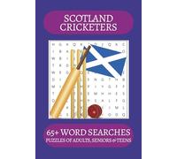 Scotland Cricketers Word Search Puzzle Book: Word Searches with Easy to Read Print about Scottish Cricketers, Cricket, European Cricket and more | 6x9 ... . Gift for Vacations, Holiday and Free Times