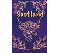 Scotland Dotted Notebook: Highland Cow and Thistle Line Art Journal for Everyday Use| Planning, Journaling, Notes & Creative Writing| 200 pages|6x9 inches
