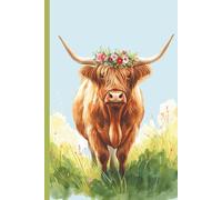 Scotland Highland Cow Travel Journal: A lined 6x9 notebook to write about your Scottish Adventure