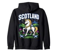 Scotland Outfit for Women Men Scottish Unicorn Flag Thistle Sudadera con Capucha
