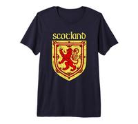 Scotland Rugby Coat of Arms: Scottish Rampant Lion Camiseta Premium