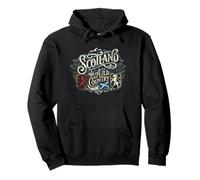 Scotland The Auld Country - Estampado Desgastado Sudadera con Capucha