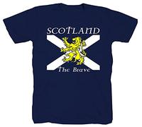 Scotland The Brave Glasgow Braveheart Camiseta camisa Mamparos Escocia XL