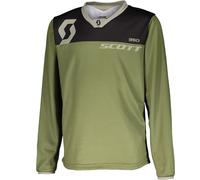Scott 350 Dirt Jersey de Motocross para niños, oliva, Talla S