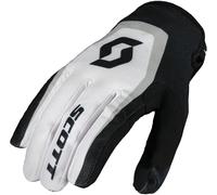 Scott 350 Dirt Motocross guantes, negro-blanco, tamaño 2XL para Hombres