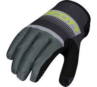 Scott 350 Race Guantes de Motocross, gris/amarillo, Talla M