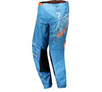 Scott 350 Race Niños Motocross pantalones 2018, azul-naranja, tamaño 26