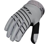 Scott 450 Angled Guantes de Motocross, gris/negro, Talla S