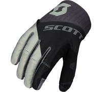 Scott 450 Angled Regular Guantes de Motocross, negro/gris, Talla M