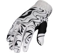 Scott 450 Liquid Marble Guantes de motocross, negro-blanco, tamaño 2XL para Hombres