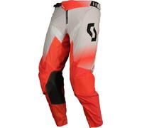Scott 450 Podium 2023 Pantalones de motocross, gris-rojo, tamaño 36 para Hombres