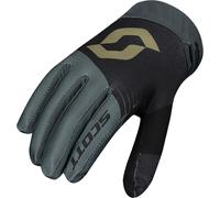 Scott 450 Podium Guantes de Motocross, negro-oro, tamaño XL para Hombres