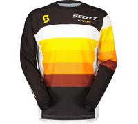 Scott 450 X-Plore Swap Maillot de Motocross, negro/naranja, Talla M
