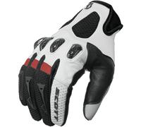 Scott Assault Guantes de Motocross, negro/rojo, Talla 2XL