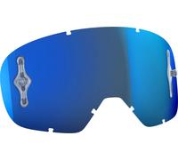 Scott Buzz MX Works Chrome Lente de reemplazo, Eléctricos Azul, Talla única