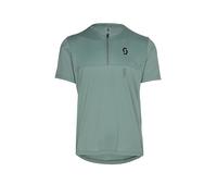 SCOTT Camiseta de ciclismo para hombre Vertic Zip oliva | XL