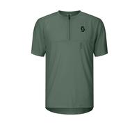 Scott Camiseta Vertic Zip S/S verde M