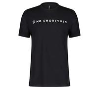 Scott casual Camiseta MS NO Shortcuts SS, Negro, M para Hombre