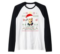 Scott Composer Joplin Around The Christmas Tree Camiseta Manga Raglan