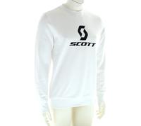 Scott Crewneck Icon LS Caballeros Jersey L Blanco
