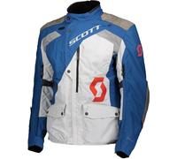 Scott Dualraid Dryo Chaqueta textil de motocicleta, azul/gris, Talla S