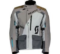 Scott Dualraid Dryo, chaqueta textil impermeable mujer 48 female Gris Claro/Gris/Marrón