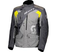 Scott Dualraid Dryo, chaqueta textil impermeable XS male Gris/Amarillo