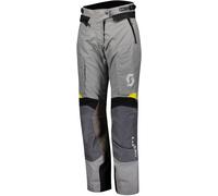 Scott Dualraid Dryo Ladies Chaqueta textil de motocicleta, gris/amarillo, Talla 44