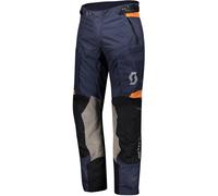 Scott Dualraid Dryo Pantalones textiles de motocicleta, azul oscuro, Talla Short 4XL