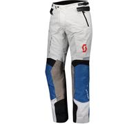 Scott Dualraid Dryo Pantalones textiles de motocicleta, gris-azul, tamaño XL para Hombres