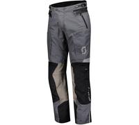Scott Dualraid Dryo Pantalones textiles de motocicleta, negro-gris, tamaño S para Hombres