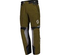 Scott Dualraid Dryo, pantalones textiles impermeables Cintura XL male Oliva/Negro/Gris