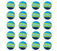 Scott Edward Air Golf - Pelotas de práctica de golf, multicolor y ligera, 20 piezas, entrenamiento de golf en interiores y exteriores, para patio trasero, suave para niños, mascotas (azul)