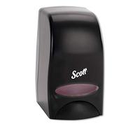 Scott® Essential™ High Capacity Manual Soap and Hand Sanitizer Dispenser (92145), Black, 1.0 L Capacity, 4.85" x 8.36" x 5.43" (Qty 1)