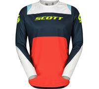 Scott Evo Race Sail Blue Maillot de motocross, rojo-azul, tamaño L para Hombres