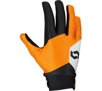 Scott Evo Track Guantes de motocross, negro-naranja, tamaño S para Hombres