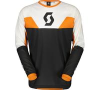 Scott Evo Track Maillot de motocross, Negro/Blanco/Naranja, Talla S