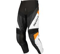 Scott Evo Track Pantalones de motocross, negro-blanco-naranja, tamaño 38 para Hombres