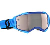 Scott Fury Chrome Gafas de motocross, azul/negro, Talla única