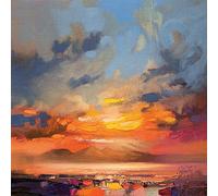 Scott Lienzo Impreso Rum Light Study, Algodón, Multicolor, 1.80 x 40.00 x 40.00 cm