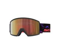 Scott - Máscaras de esquí - Neo Ls Black/Purple Amp Ls Cinnamon Chrome S1-3 de Silicona - Negro Negro one size