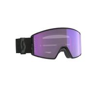 Scott - Máscaras de esquí - React LS Mineral Black AMP LS Blue Chrome S2-4 - Negro Negro one size