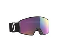Scott - Máscaras de esquí - React Mineral Black/White AMP Teal Chrome S2 - Negro Negro one size