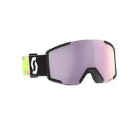 Scott - Máscaras de esquí - Shield Black/Neon Yellow AMP Lavender Chrome S3 - Negro Negro one size