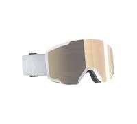 Scott - Máscaras de esquí - Shield LS Mineral White AMP LS Bronze Chrome S1-3 - Blanco Blanco one size