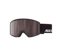 Scott - Máscaras de esquí - Trace Pro Black Silver chrome S2 de Silicona - Negro Negro one size