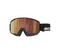 Scott - Máscaras de esquí - Trace Pro Compact Ls Black Amp Ls Cinnamon Chrome S1-3 de Silicona - Negro Negro one size