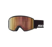 Scott - Máscaras de esquí - Trace Pro Ls Black Amp Ls Cinnamon Chrome S1-3 de Silicona - Negro Negro one size