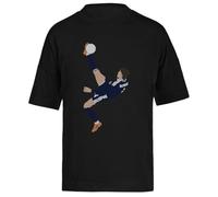 Scott Mctominay Camiseta Extragrande Holgada Negra Unisex Unisex Black tee Baggy Oversized T-Shirt