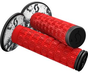 Scott Mellow Plus Donut Agarre de Motocross, rojo, Talla única